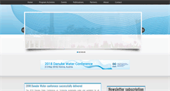 Desktop Screenshot of danube-water-program.org